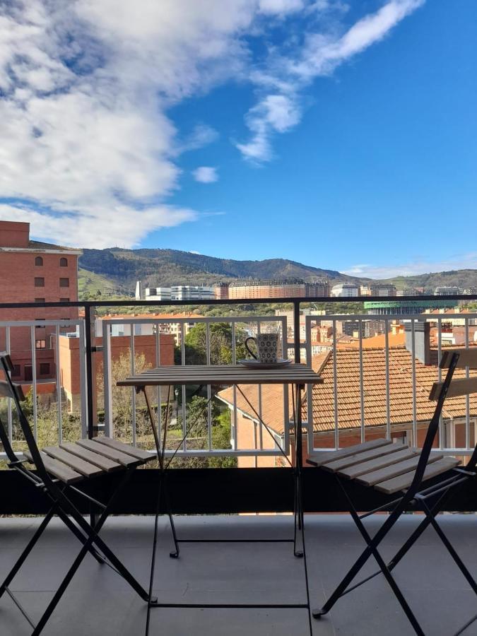 Alojamiento Moderno Y Sofisticado Con Vistas A La Ciudad Bilbao Exterior foto